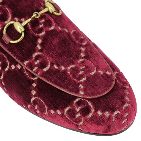 gucci slippers red velvet.